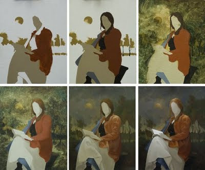 400x332 Karin Wells Studio Video Mimics Classical Oil Painting - The Matchmaker Painting