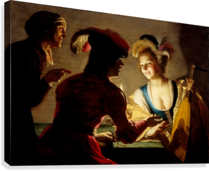 429x351 The Matchmaker - The Matchmaker Painting