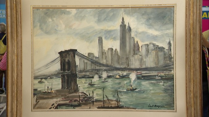 676x380 Paul Maze Watercolor, Ca. 1939 Antiques Roadshow Pbs - The Maze Painting