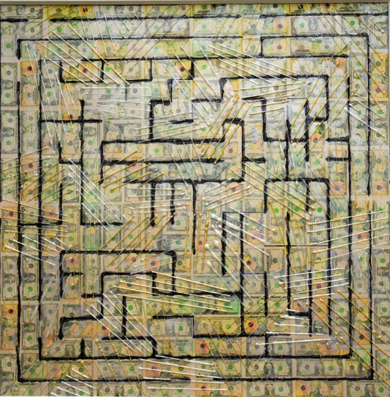 770x783 Saatchi Art The Maze Painting By Colin Mcnaught - The Maze Painting