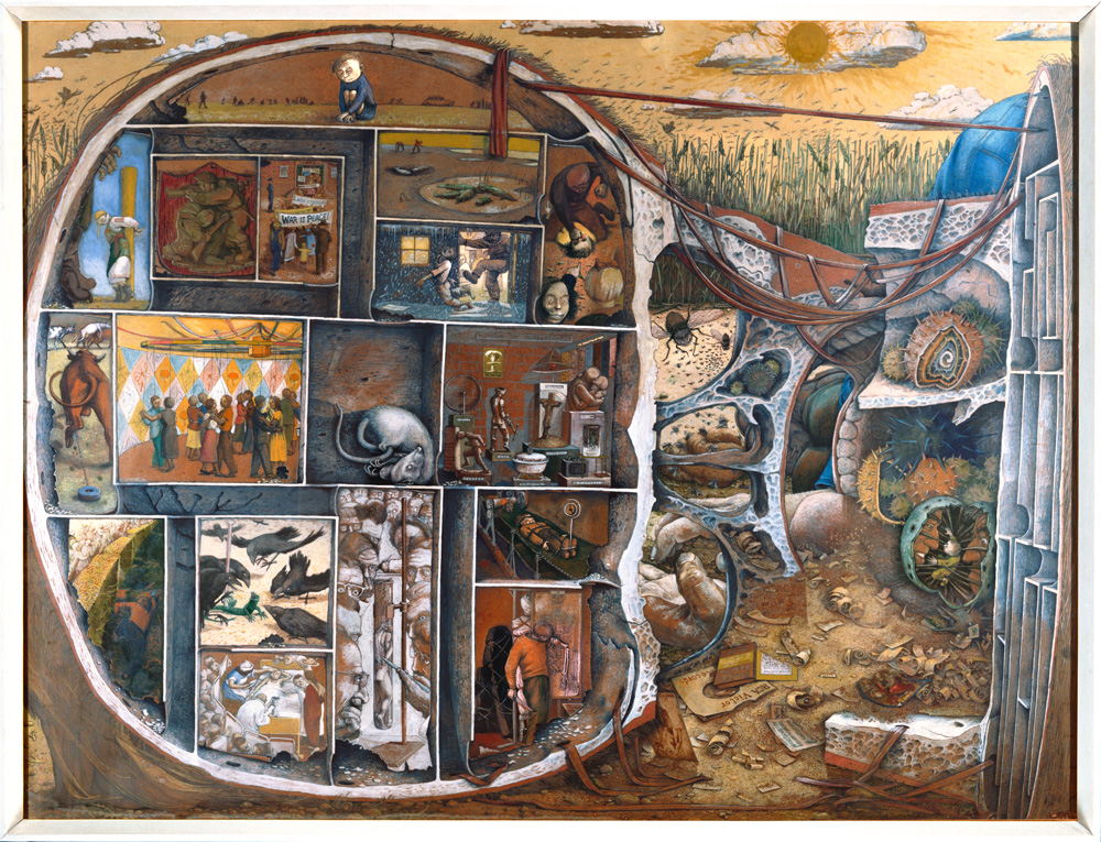 1000x765 Soul Food Vancouver Sep 19 William Kurelek The Maze - The Maze Painting