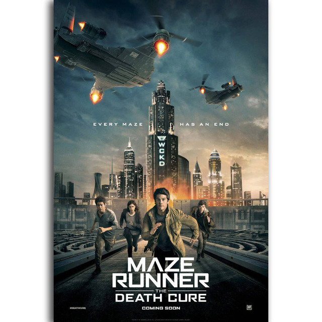 640x640 G3265 The Maze Runner 3 The Death Cure Movie 2018 New A4 Art - The Maze Painting