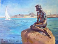 225x170 Little Mermaid Painting Ebay - The Mermaid Painting