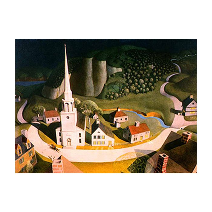 700x700 The Midnight Ride Of Paul Revere Grant Wood We Paint Pic - The Midnight Ride Of Paul Revere Painting