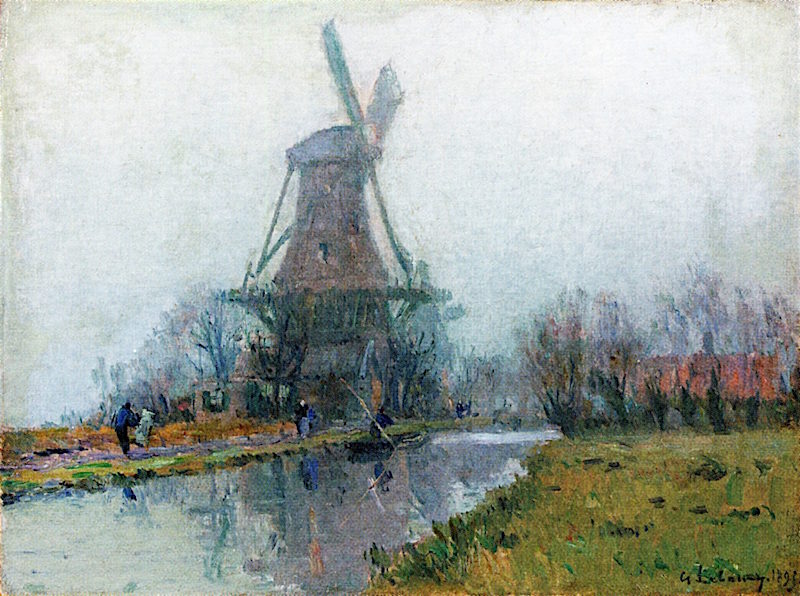 800x596 The Mill Painting Albert Lebourg Oil Paintings - The Mill Painting