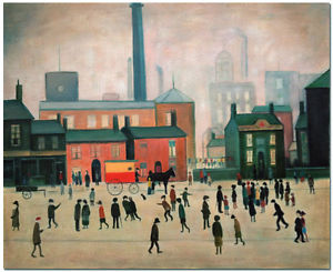 300x245 Coming Home From The Mill - The Mill Painting