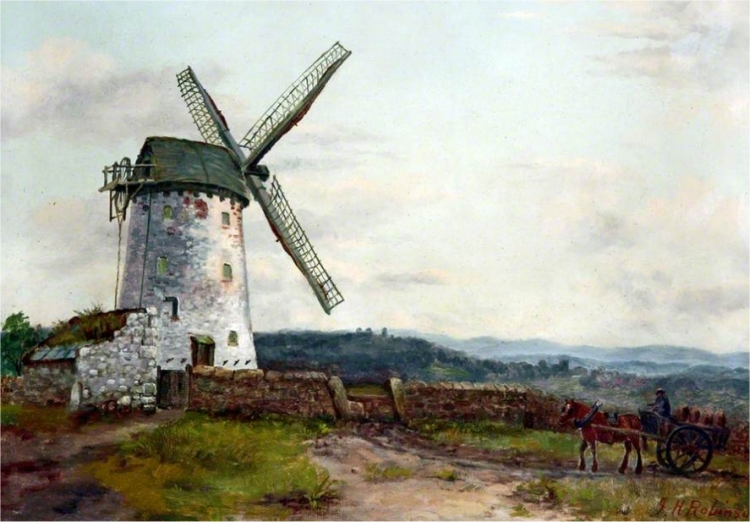 750x522 Fancy Painting A Mill - The Mill Painting