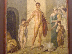 300x225 Art And Classics Series Theseus And The Minotaur - The Minotaur Painting