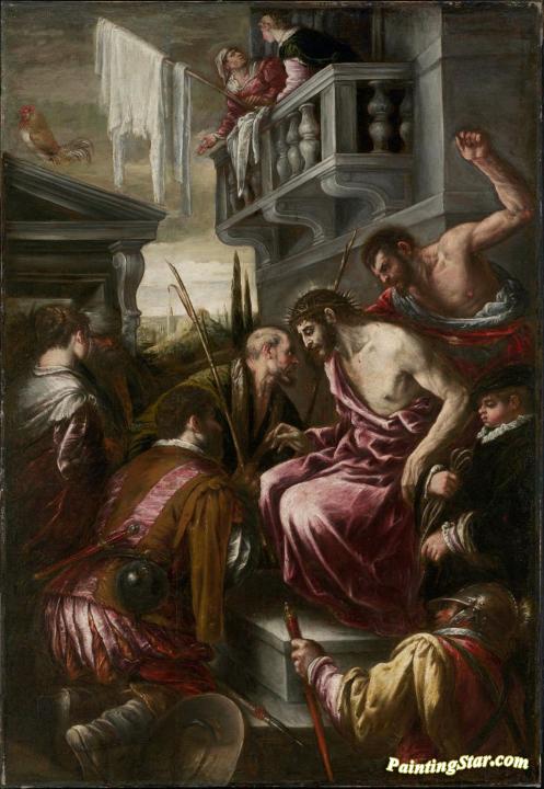497x720 The Mocking Of Christ Artwork By Jacopo Bassano Oil Painting Amp Art - The Mocking Of Christ Painting
