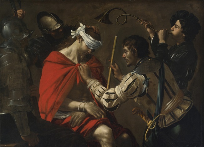 652x470 The Mocking Of Christ By Caravaggio On Artnet - The Mocking Of Christ Painting