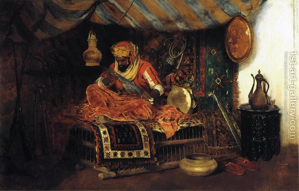 1000x640 The Moorish Warrior William Merritt Chase Reproduction 1st Art - The Moor Painting