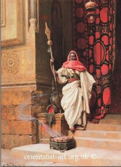 236x326 Ludwig Deutsch The Orange Sellers, Cairo Orientalism - The Moors Nubian Painting