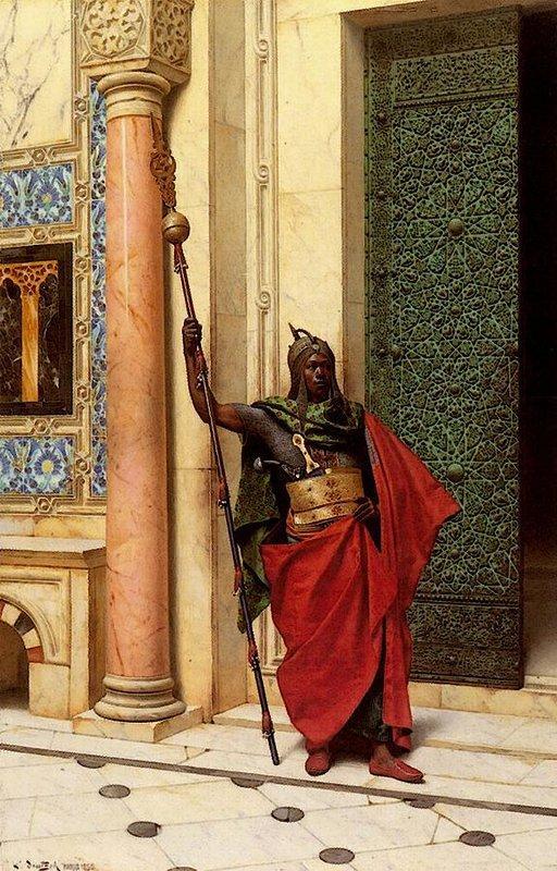 512x800 A Nubian Guard (Black Moor) By Ludwig Deutsch The Black Art Depot - The Moors Nubian Painting