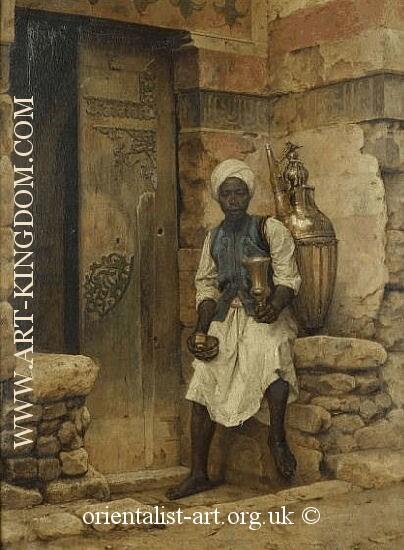 404x550 Orientalism - The Moors Nubian Painting