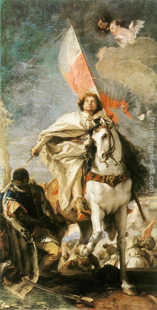 550x1081 Giovanni Battista Tiepolo St James Greater Conquering - The Moors Painting