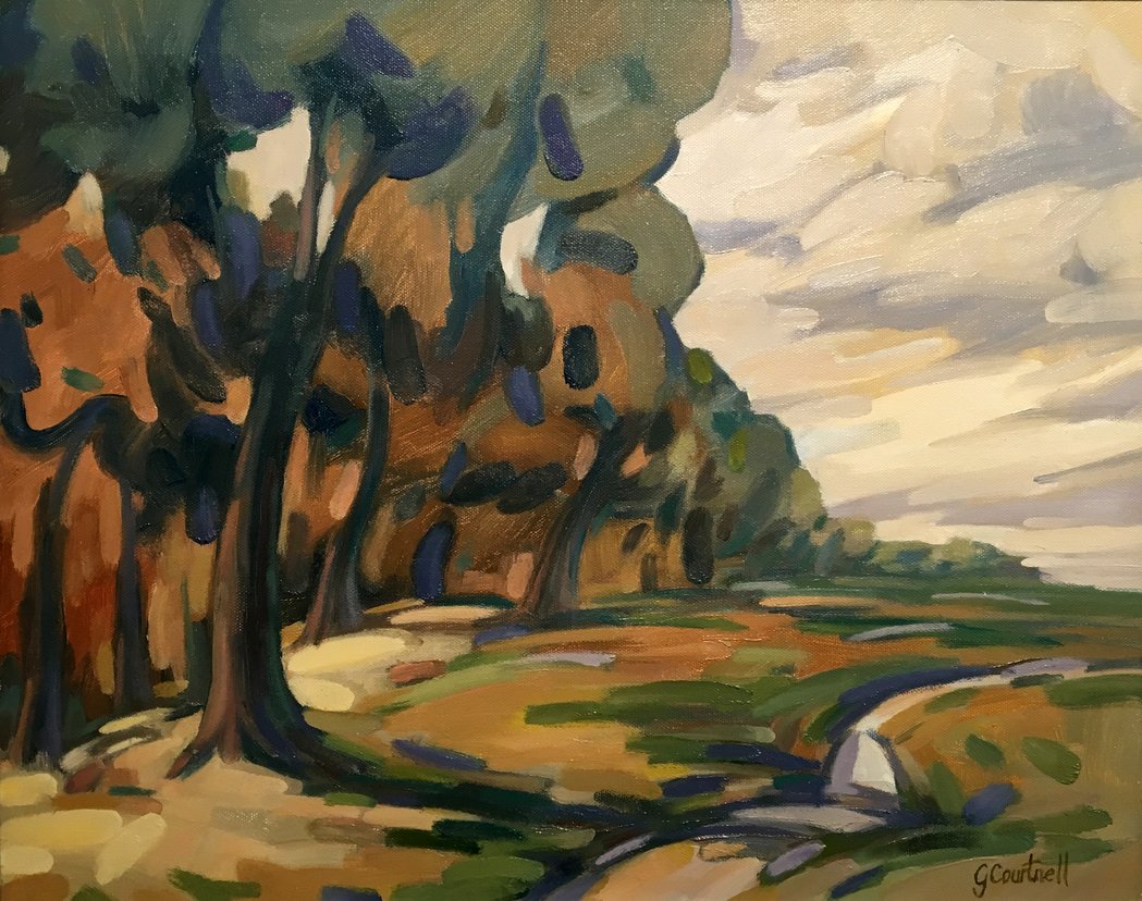 1049x828 Pathway To The Moors By Garry Courtnell - The Moors Painting