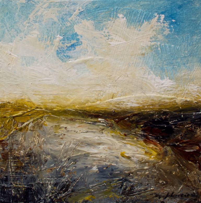 770x778 Saatchi Art Low Clouds On The Moors Painting By Isabel Ferreira - The Moors Painting