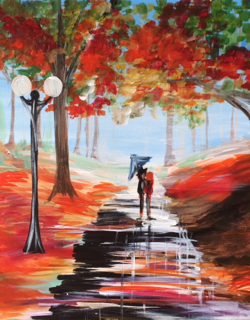 500x640 Paint N' Cheers - The Morning Walk Painting