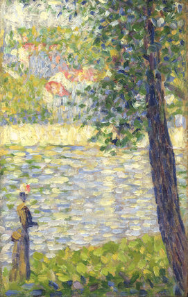 271x428 Print Of The Morning Walk By Seurat National Gallery Prints - The Morning Walk Painting
