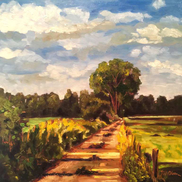 770x770 Saatchi Art Morning Walk Painting By Rick Osborn - The Morning Walk Painting