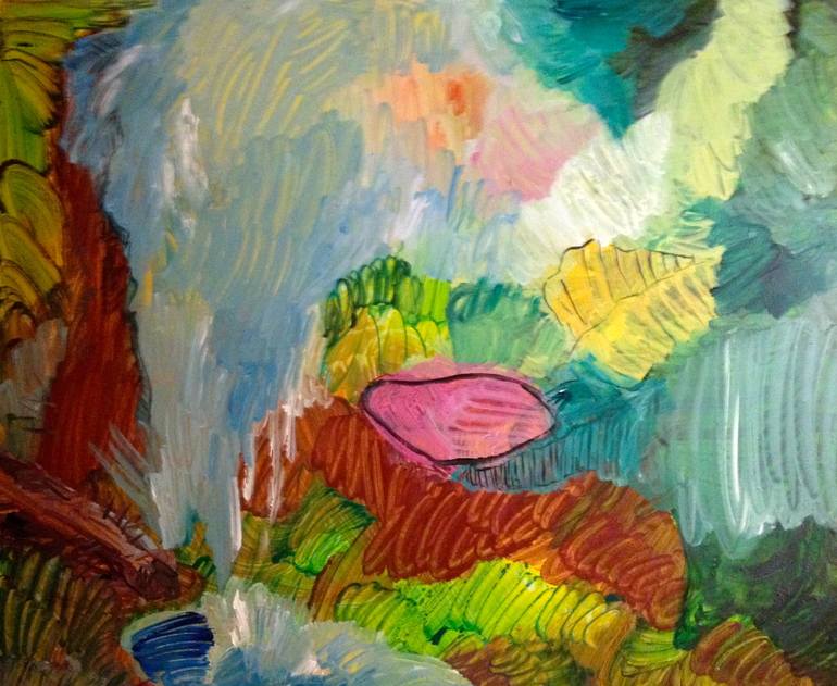 770x631 Saatchi Art Morning Walk Painting By Nicolas Nishiky - The Morning Walk Painting