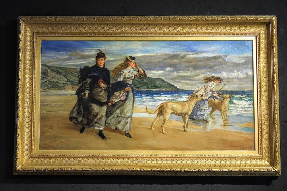 1000x667 Walter Duncan ~ - The Morning Walk Painting