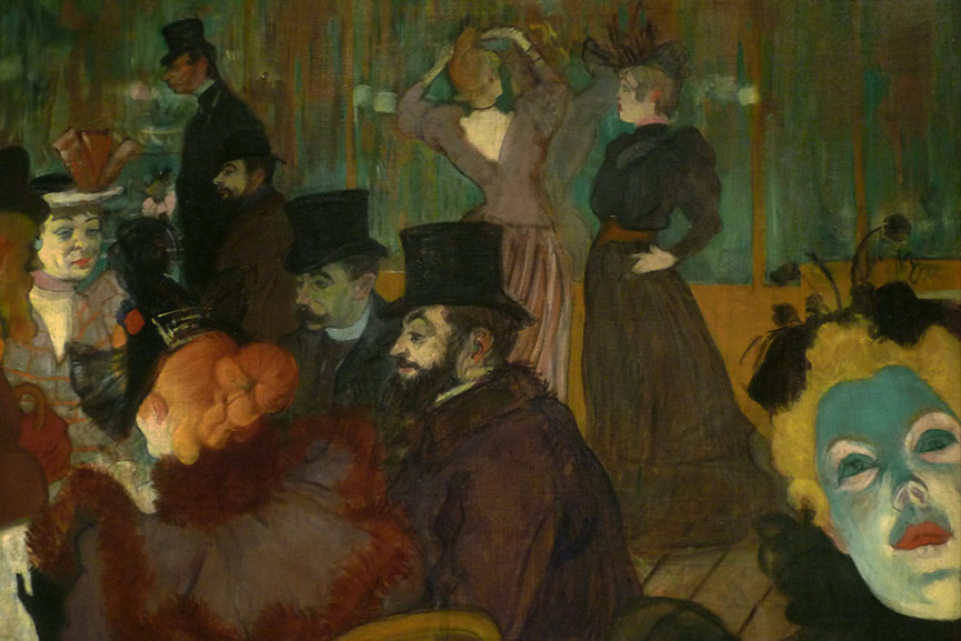 865x577 French Paintings That Marked The History Widewalls - The Moulin Rouge Painting