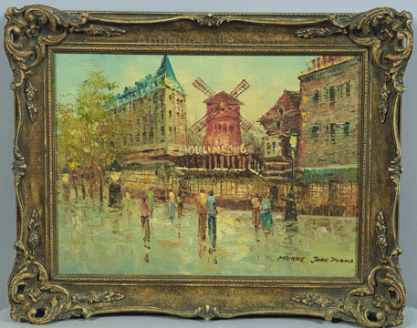 457x360 Antiques Atlas - The Moulin Rouge Painting