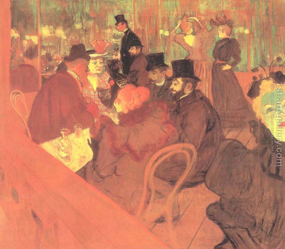 1000x874 At The Moulin Rouge Toulouse Lautrec Reproduction 1st Art Gallery - The Moulin Rouge Painting