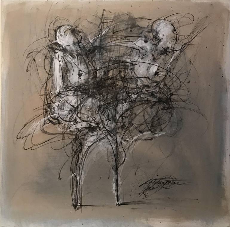 770x762 Saatchi Art Movement Experiment Iii Painting By Ulfar Orn - The Movement Iii Painting