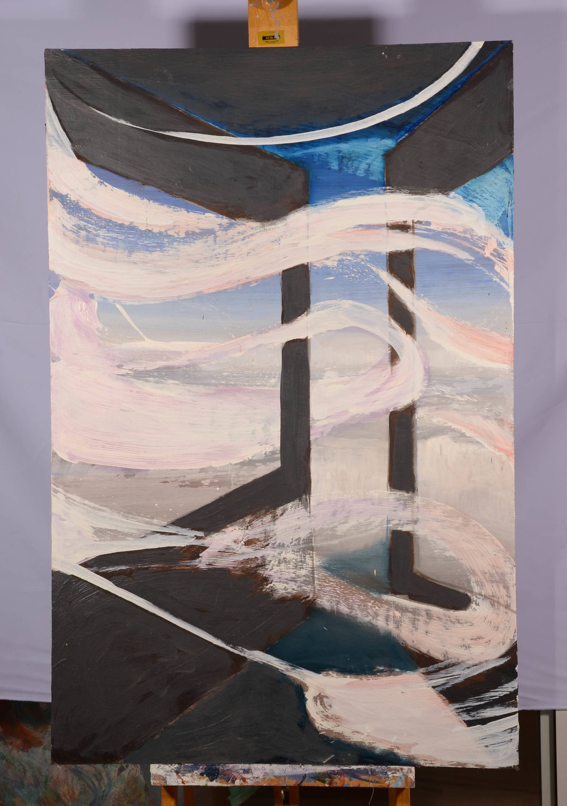 1920x2727 Saatchi Art Movement In An Empty Room Iii Painting By Sami Rinne - The Movement Iii Painting