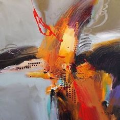 235x234 Thick And Multi Directional Brushstrokes Mark The Movement - The Movement Iii Painting