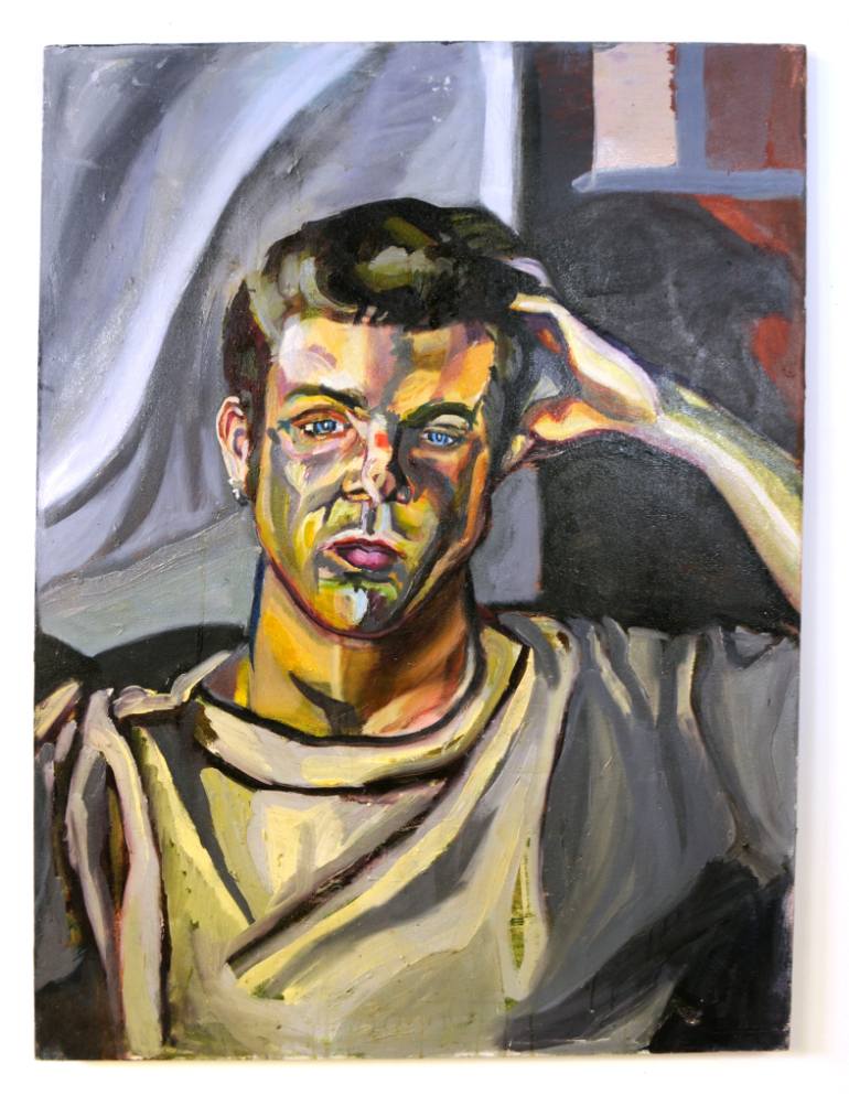 770x1003 Saatchi Art Mike The Musician. Painting By Sarah Paulsen - The Musician Painting