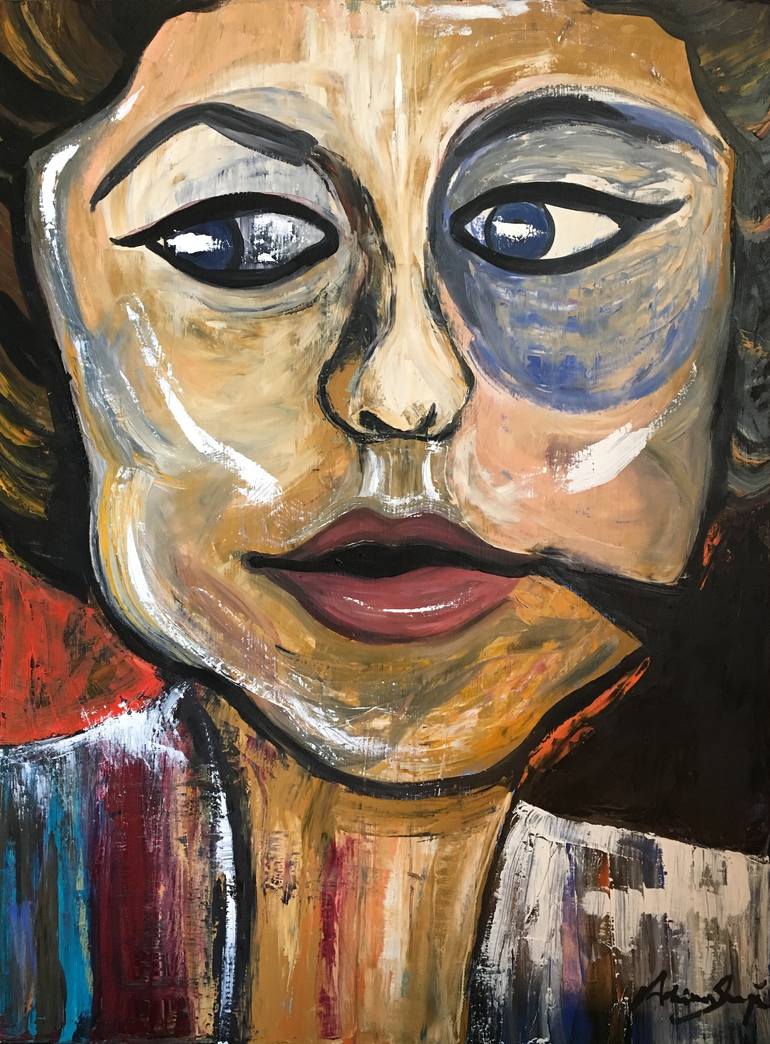 770x1044 Saatchi Art The Musician Painting By Adriana Sharpe - The Musician Painting