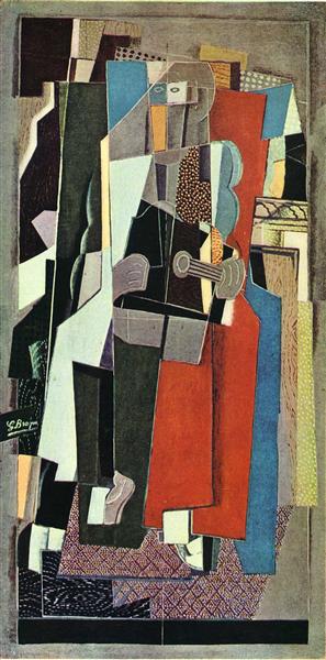 297x600 The Musician, 1918 - The Musician Painting
