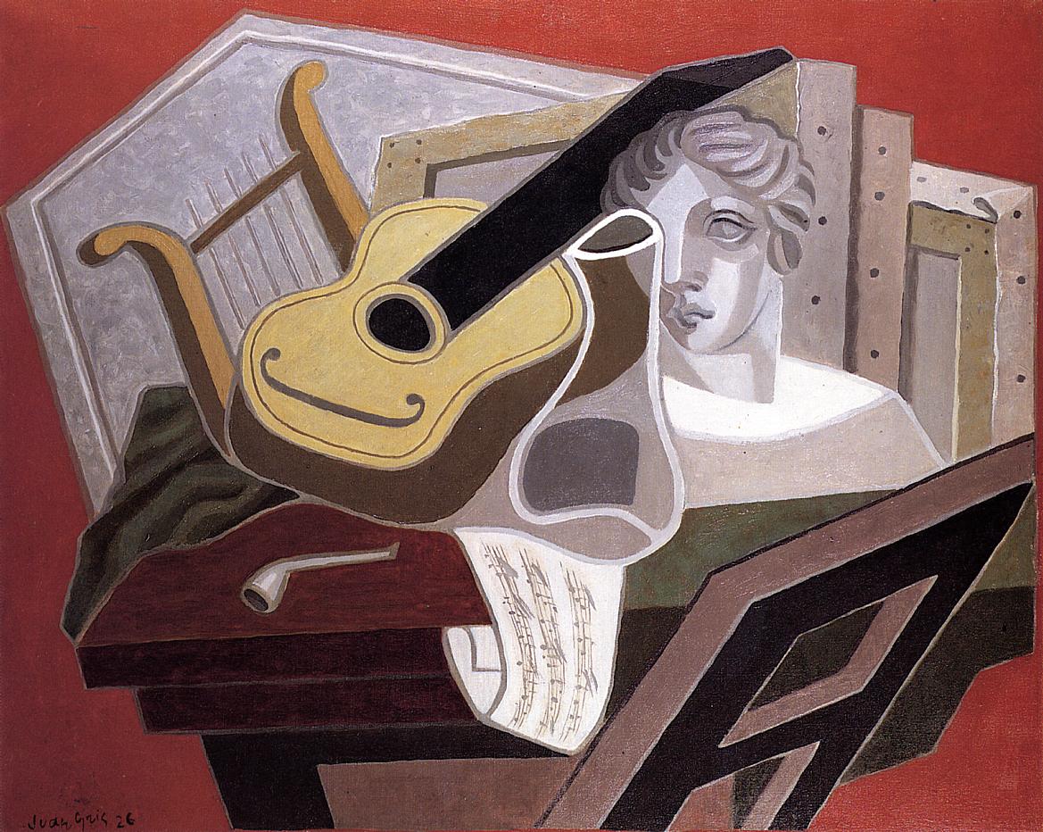 1169x932 The Musician Table 1926 Painting Juan Gris Oil Paintings - The Musician Painting