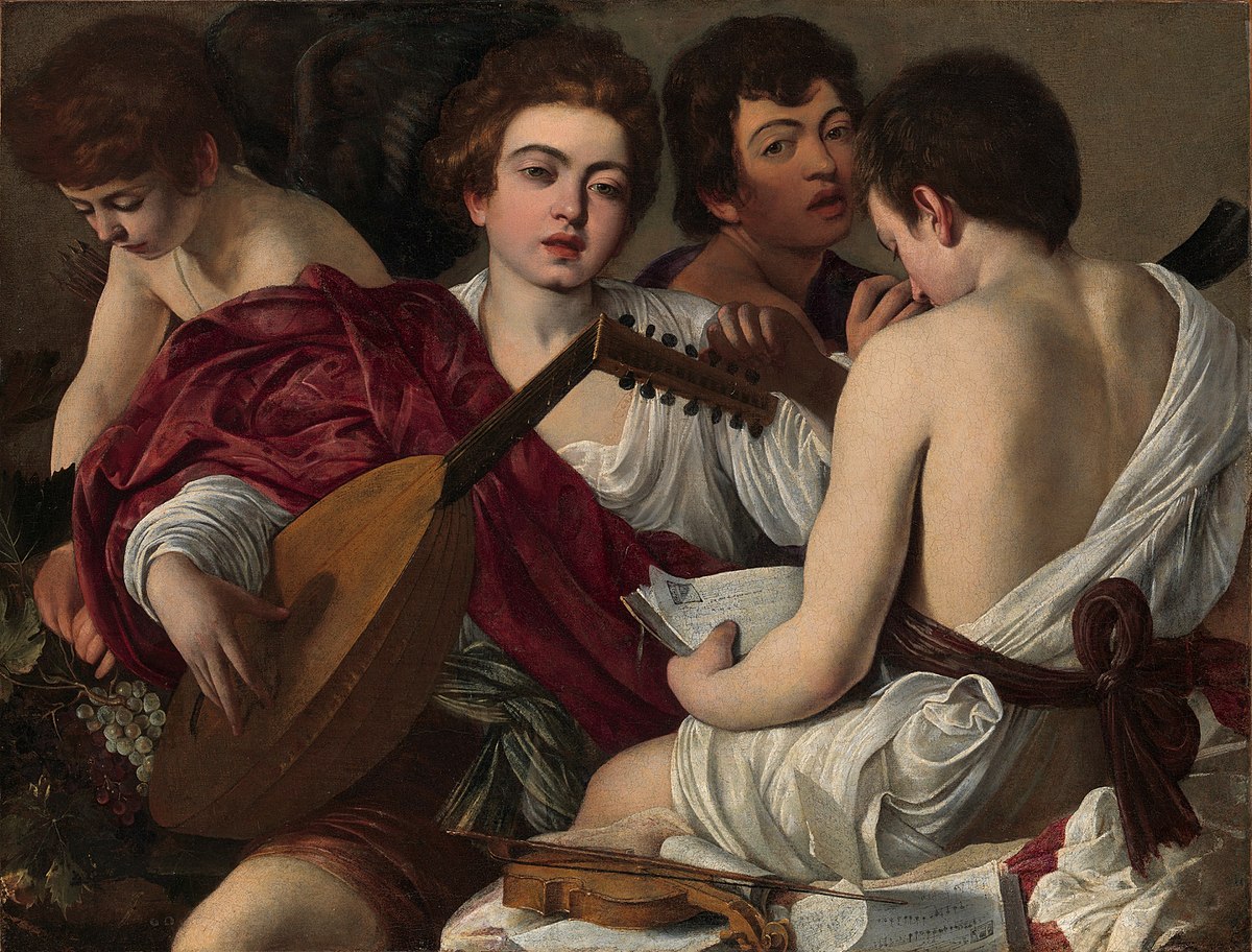 1200x912 The Musicians (Caravaggio) - The Musician Painting
