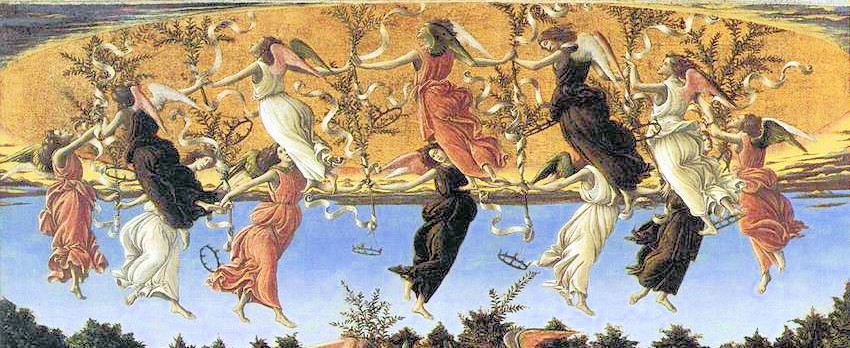 850x348 E Arthistory Botticelli's Mystical Nativity - The Mystical Nativity Painting