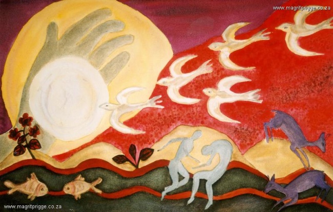 650x415 Jesus As The New Adam - The New Adam Painting