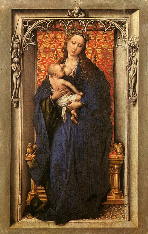 505x800 Madonna And Child, By Rogier Van Der Weyden - The New Adam Painting