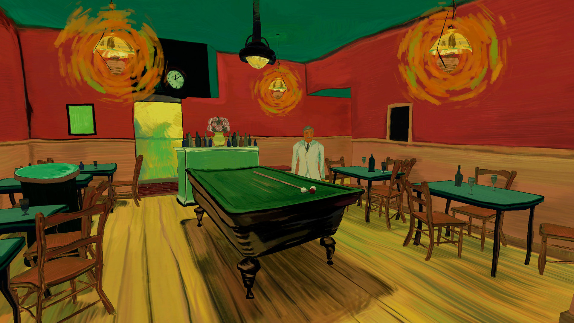1920x1080 The Night Cafe A Vr Tribute To Vincent Van Gogh On Steam - The Night Cafe Painting