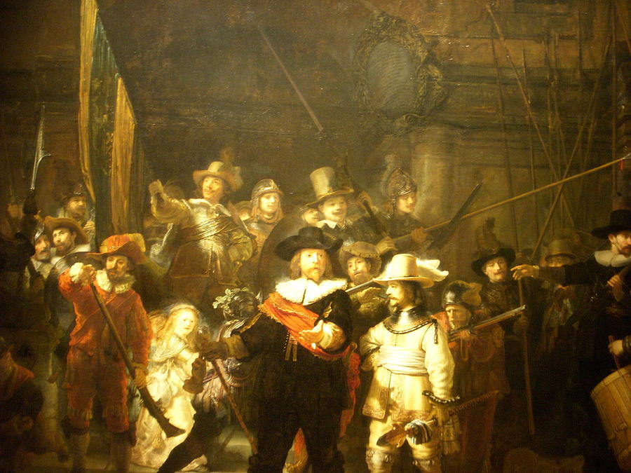 900x675 The Night Watch Painting By Rembrandt - The Night Watch Painting