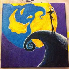 236x236 Nightmare Before Christmas Acrylic Painting Jack Skellington - The Nightmare Before Christmas Painting