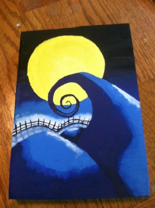 537x720 The Nightmare Before Christmas Painting By Brebrutal. - The Nightmare Before Christmas Painting