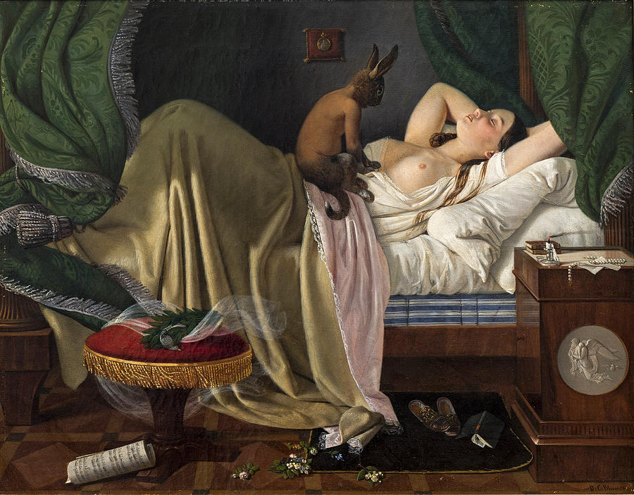 900x703 Nightmare Painting By Ditlev Blunck - The Nightmare Painting