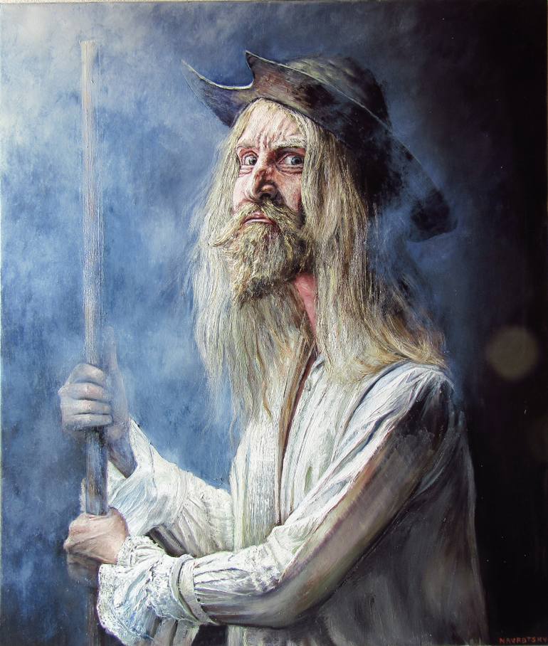770x908 Saatchi Art Don Quixote In A Nightmare. Painting By Igor Nawrotskyi - The Nightmare Painting