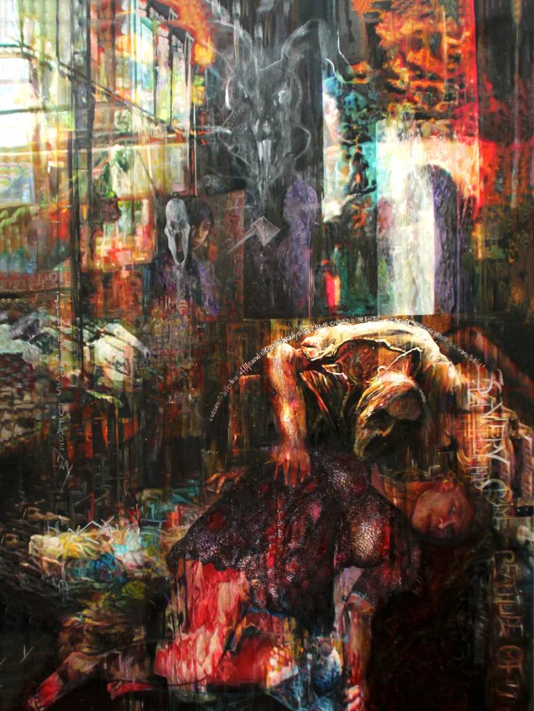 770x1026 Saatchi Art The Nightmare Painting By Safir Rifas - The Nightmare Painting