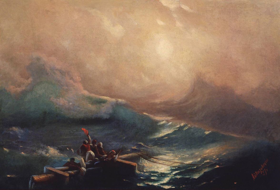 1176x800 The Ninth Wave. Etude By Ivan Aivazovsky History, Analysis Amp Facts - The Ninth Wave Painting