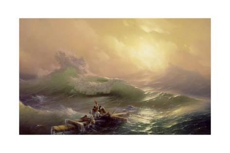 473x315 The Ninth Wave, 1850 Giclee Print By Ivan Konstantinovich - The Ninth Wave Painting