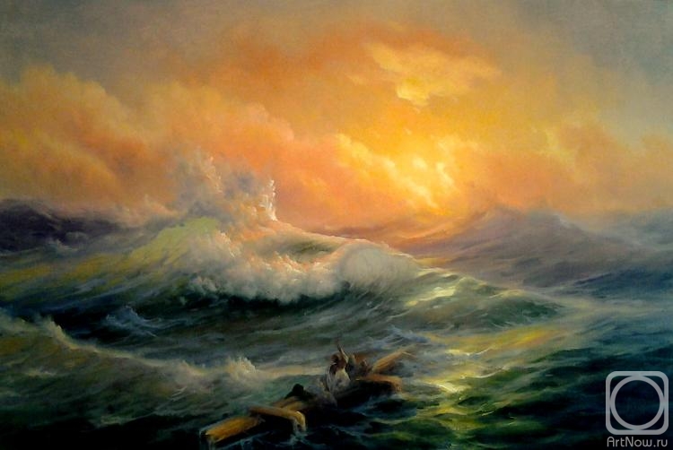 750x502 Painting Ninth Wave (Copy Buy On Artnow.ru - The Ninth Wave Painting